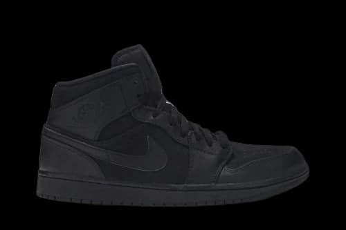 Jordan 1 Mid Triple Black (2014)