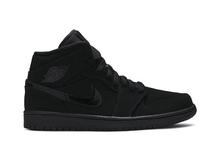 Jordan 1 Mid Triple Black (2020)