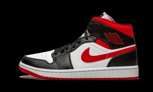 Jordan 1 Mid Gym Red Black White