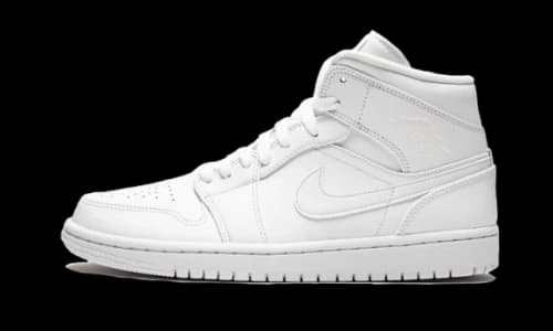 Jordan 1 Mid Triple White 2.0 (2020)