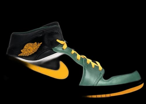 Jordan 1 Mid Retro Sonics