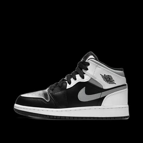 Jordan 1 Mid White Shadow (GS)