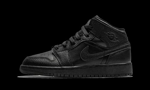 Jordan 1 Mid Black (GS)