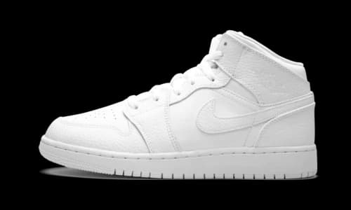 Jordan 1 Mid Triple White (GS)