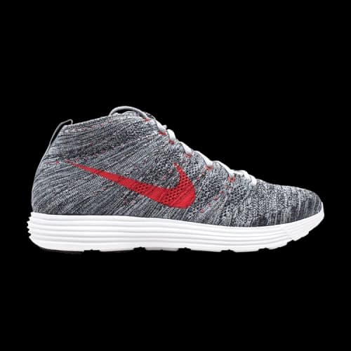 Nike Lunar Flyknit Chukka Wolf Grey Red