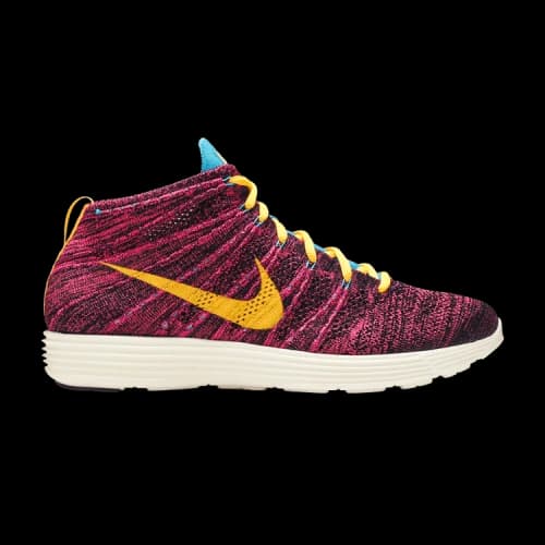 Nike Lunar Flyknit Chukka Grand Purple Laser Orange