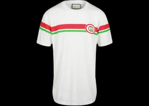 Gucci Logo Crew Neck T-shirt Milk