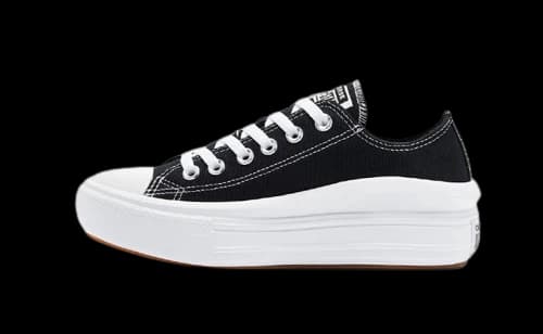 Converse Chuck Taylor All Star Move Ox Black White (Women's)