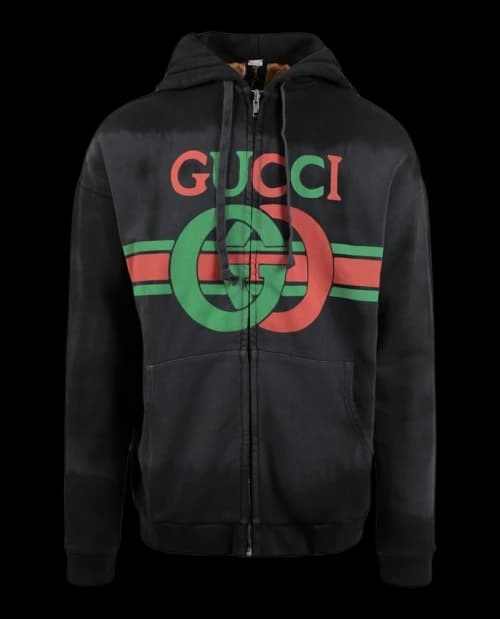 Gucci Interlocking G Reversible Sweatshirt Black Multi