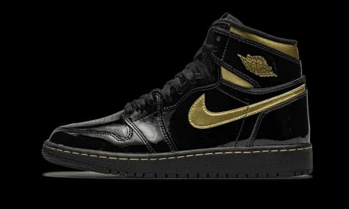 Jordan 1 Retro High Black Metallic Gold (2020) (GS)