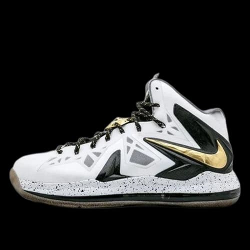 Nike LeBron X Elite+ White Gold