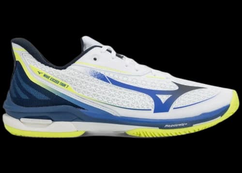 Mizuno Wave Exceed Tour 7 CC White Dazzling Blue Lightning