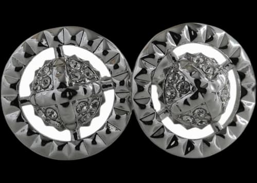Vivienne Westwood Women's Mayfair Small Orb Earrings Rhodium/Crystal Crysta