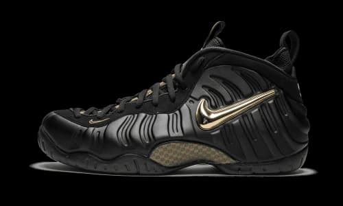 Nike Air Foamposite Pro Black Metallic Gold