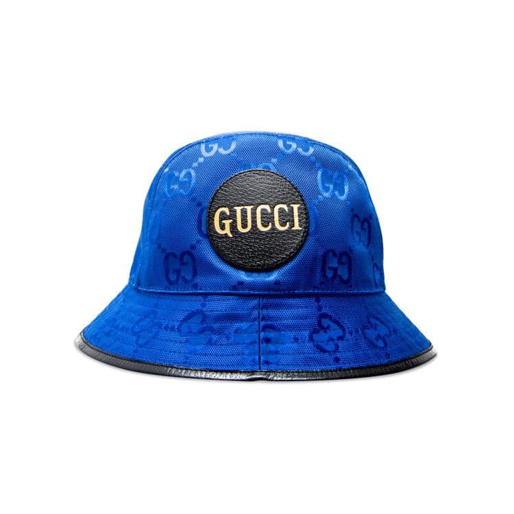 Gucci GG Monogram Bucket Hat Bright Blue