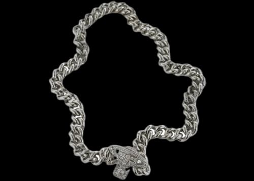 Vivienne Westwood Women's Graziella Small Choker Necklace Platinum/White CZ
