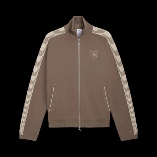Puma x Represent T7 Knit Jacket 'Pine Bark'
