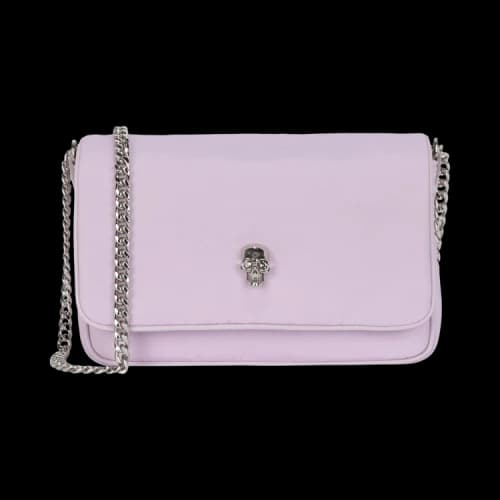 Alexander McQueen Lilac Alexander McQueen Small Skull Crossbody Bag