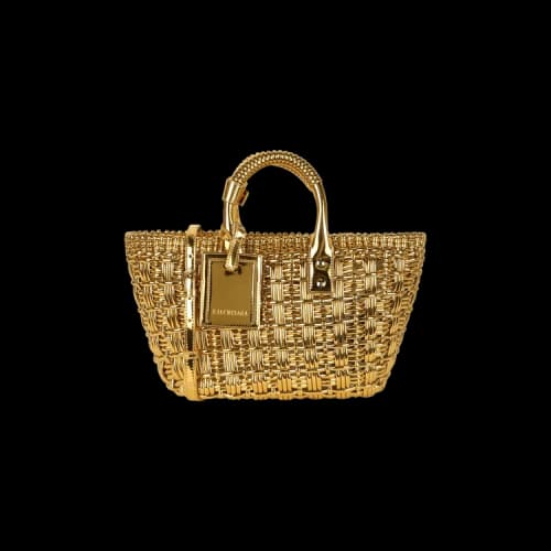 Balenciaga Bistro XS Basket Top Handle Bag Gold