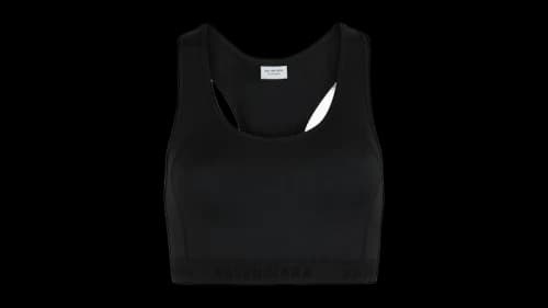 Balenciaga Women's Althletic Sports Bra Black/White