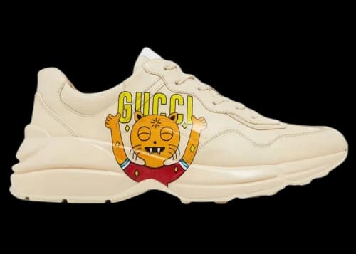Gucci Rhyton Cat Print Beige Multi