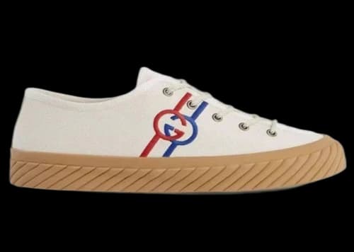 Gucci Interlocking G Low Beige Red Blue