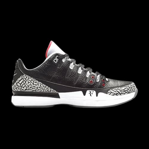 Nike Zoom Vapor AJ3 Black Cement