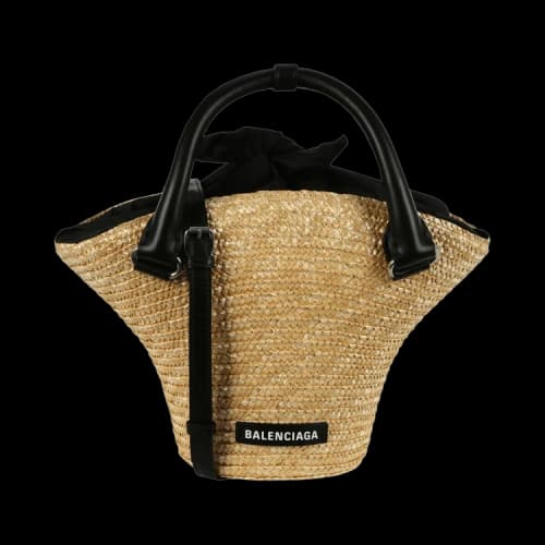 Balenciaga Mini Beach Tote Bag Natural