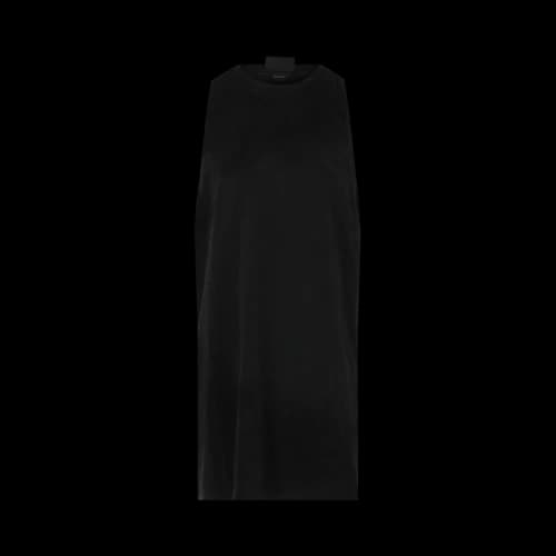 Balenciaga Loose Fit Cotton Tank Washed Black