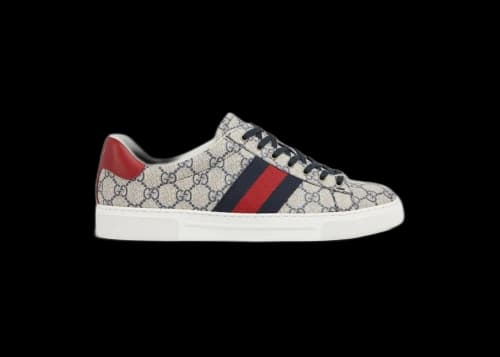 Gucci Ace Web Beige Blue GG Supreme