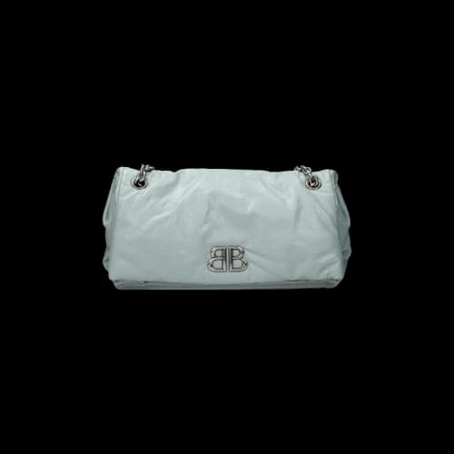 Balenciaga Monaco Medium Chain Bag Aqua
