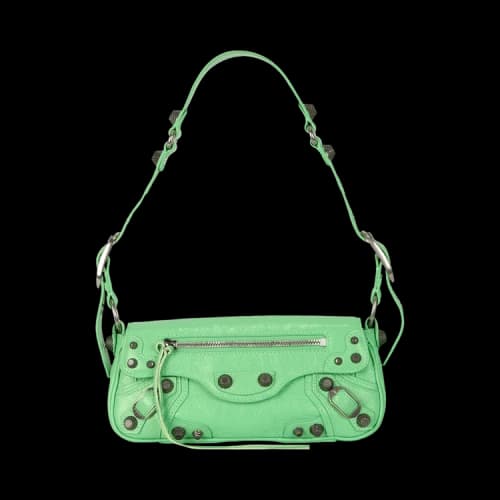 Balenciaga XS Le Cagole Sling Shoulder Bag Green Mint