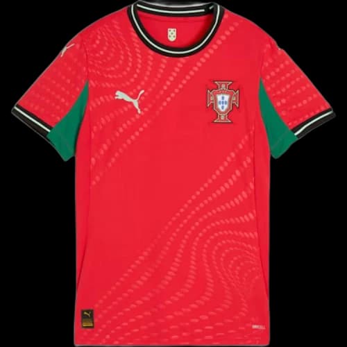 Puma Women's Portugal '25 Home Replica Jersey Pure Red/Fresh Mint