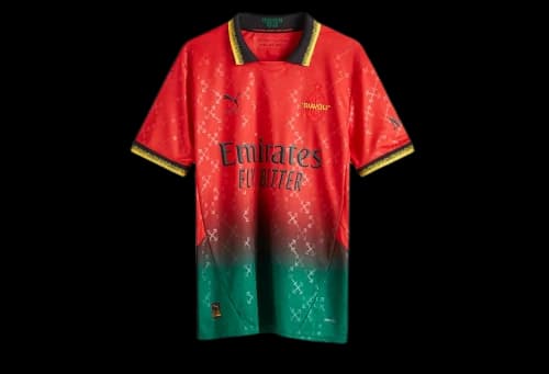 OFF-WHITE x Puma AC Milan Replica Jersey Red