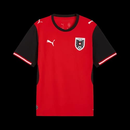 PUMA Austria Home Jersey 'PUMA Red PUMA Black'