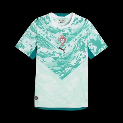 PUMA Portugal 2026 Authentic Away Jersey 'Club Red Green Lagoon'