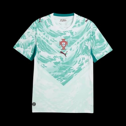 PUMA Portugal Away Jersey 'PUMA White Green Lagoon'