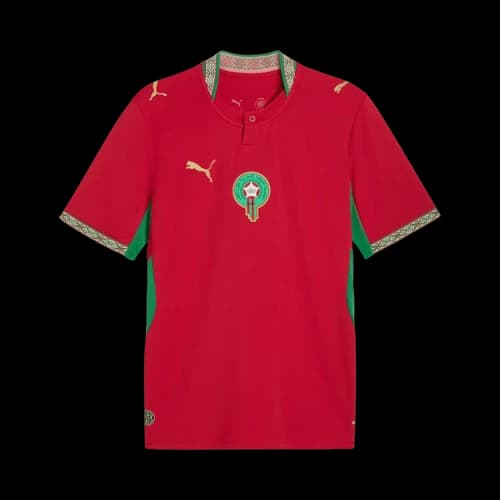 PUMA Morocco 2026 Home Jersey 'Fast Red Victory Gold'