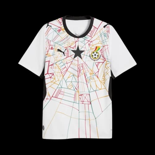 PUMA Ghana Home Jersey 'PUMA White PUMA Black'