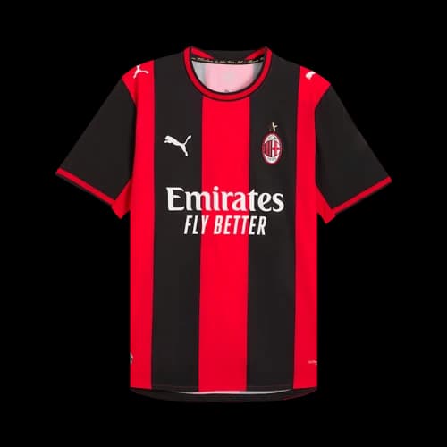 PUMA AC Milano 26 27 Authentic Home Jersey 'Black Red'