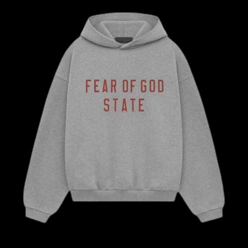 Fear of God Essentials Kids Fleece Hoodie Dark Heather