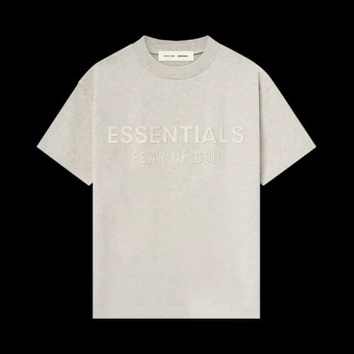 Fear of God Essentials Kids Classic Tee Heather Stone