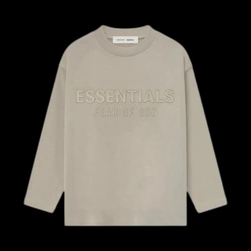 Fear of God Essentials Kids Classic Long Sleeve Tee Timber