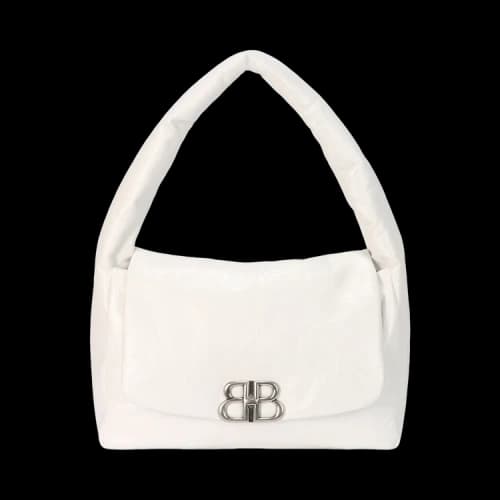 Balenciaga Medium Monaco Sling Bag Optic White