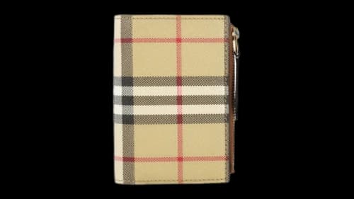 Burberry LS Small Check Bifold Wallet DFC Archive Beige