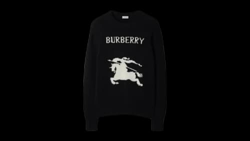 Burberry Long Sleeve Top Black