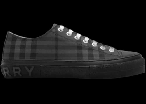 Burberry Check Nylon-Blend Black Check