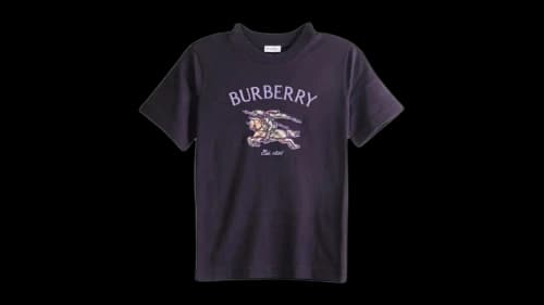Burberry Women's Frankie Bby Chk Ekd Top Iris Purple