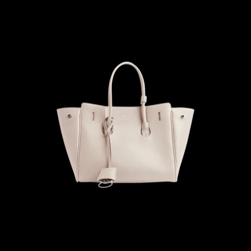 Balenciaga Hampton Mini Carry All Bag Almond