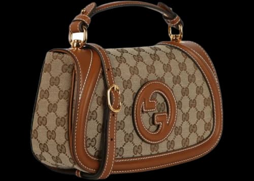 Gucci Blondie Medium Top Handle Bag Beige Ebony Sundial